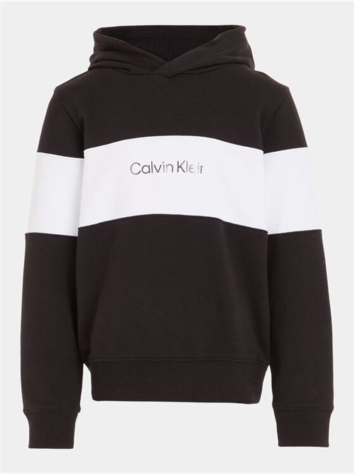 COLOR BLOCK HOODIE CALVIN KLEIN JEANS | IB0IB01892/BEH